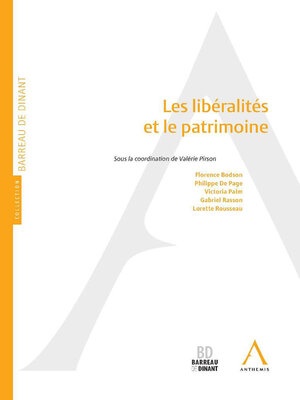 cover image of Les libéralités et le patrimoine